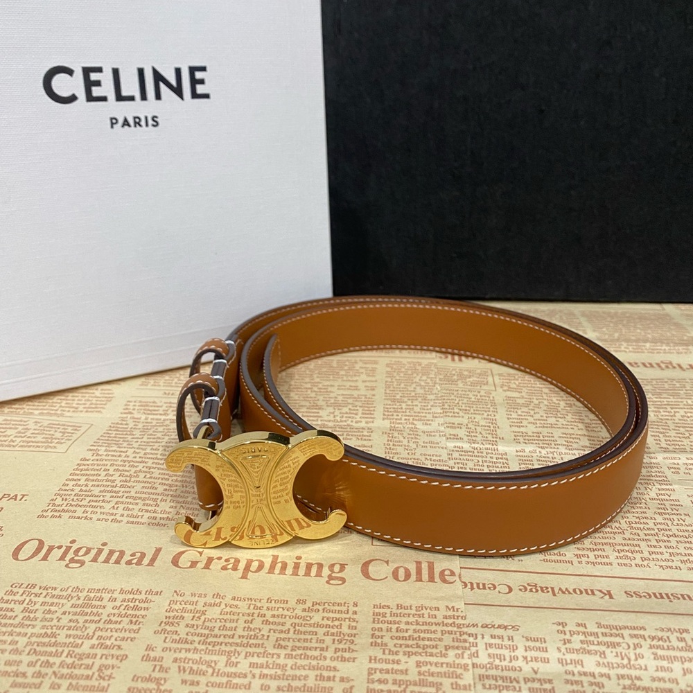 Celine Women's Brown Belt SZ 90